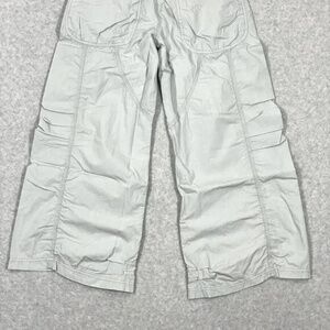 Pilcro Anthropologie Pants Women 28 Parachute Curve Barrel Sky Grey Wide Leg NWT